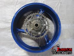 08-09 Suzuki GSXR 600 750 Rear Wheel with Sprocket and Rotor