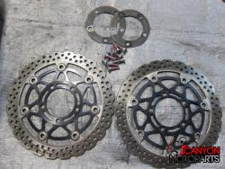 07-08 Kawasaki ZX6 Front Rotors - STRAIGHT