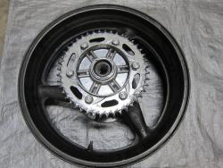 01-06 Honda CBR F4i Rear Wheel with Sprocket and Rotor