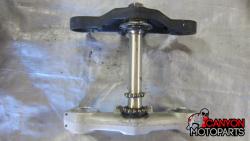 00-01 Honda CBR 929RR Upper and Lower Triple Tree with Steering Stem 