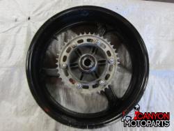 06-07 Honda CBR 1000RR Rear Wheel with Sprocket and Rotor