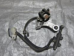 07-08 Honda CBR 600RR Rear Master Cylinder, Brake Lines and Caliper