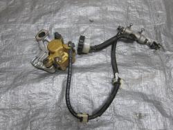 00-01 Honda CBR 929RR Rear Master Cylinder, Brake Lines and Caliper