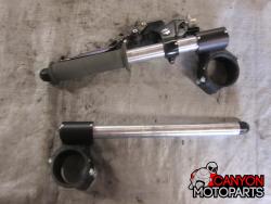 08-11 Honda CBR 1000RR Woodcraft 3-Piece Adjustable Clipons 1" Rise