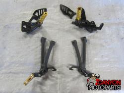 06-07 Suzuki GSXR 600 750 Right Left Front Passenger Rearsets