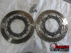02-03 Yamaha R1 Front Rotors - STRAIGHT