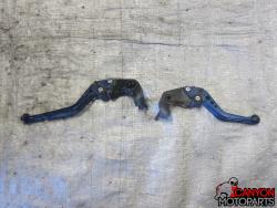 06-11 Kawasaki ZX14 Aftermarket Pazzoracing Brake and Clutch Levers H-88 F-88