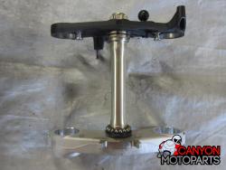 16-20 Kawasaki ZX10R Upper and Lower Triple Tree with Steering Stem 