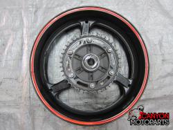 06-07 Honda CBR 1000RR Rear Wheel with Sprocket and Rotor