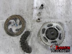 11-23 Suzuki GSXR 600 750 Rear Sprocket Hub Brake Rotor