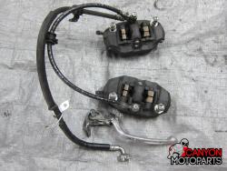 06-07 Suzuki GSXR 600 750 Front Master Cylinder, Brake Lines and Calipers