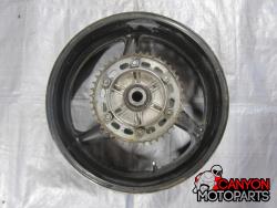 00-01 Honda CBR 929RR Rear Wheel with Sprocket and Rotor