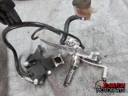 08-09 Suzuki GSXR 600 750 Right Rearset 