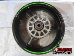 16-20 Kawasaki ZX10R Rear Wheel with Sprocket and Rotor