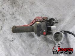 06-07 Suzuki GSXR 600 750 Left Clipon and Controls