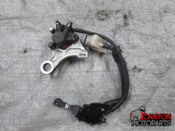 07-08 Honda CBR 600RR Rear Master Cylinder, Brake Lines and Caliper