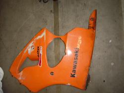 00-02 Kawasaki ZX6R / 05-08 ZZR600 Fairing - Left Mid 